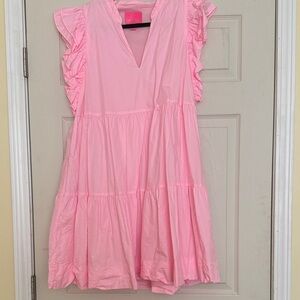 Lilly Pulitzer Light Pink Ruffle Dress